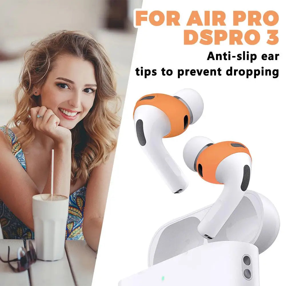 Silicone Ear Tips for AirPods Pro 3 – Anti-Slip Sport Fit