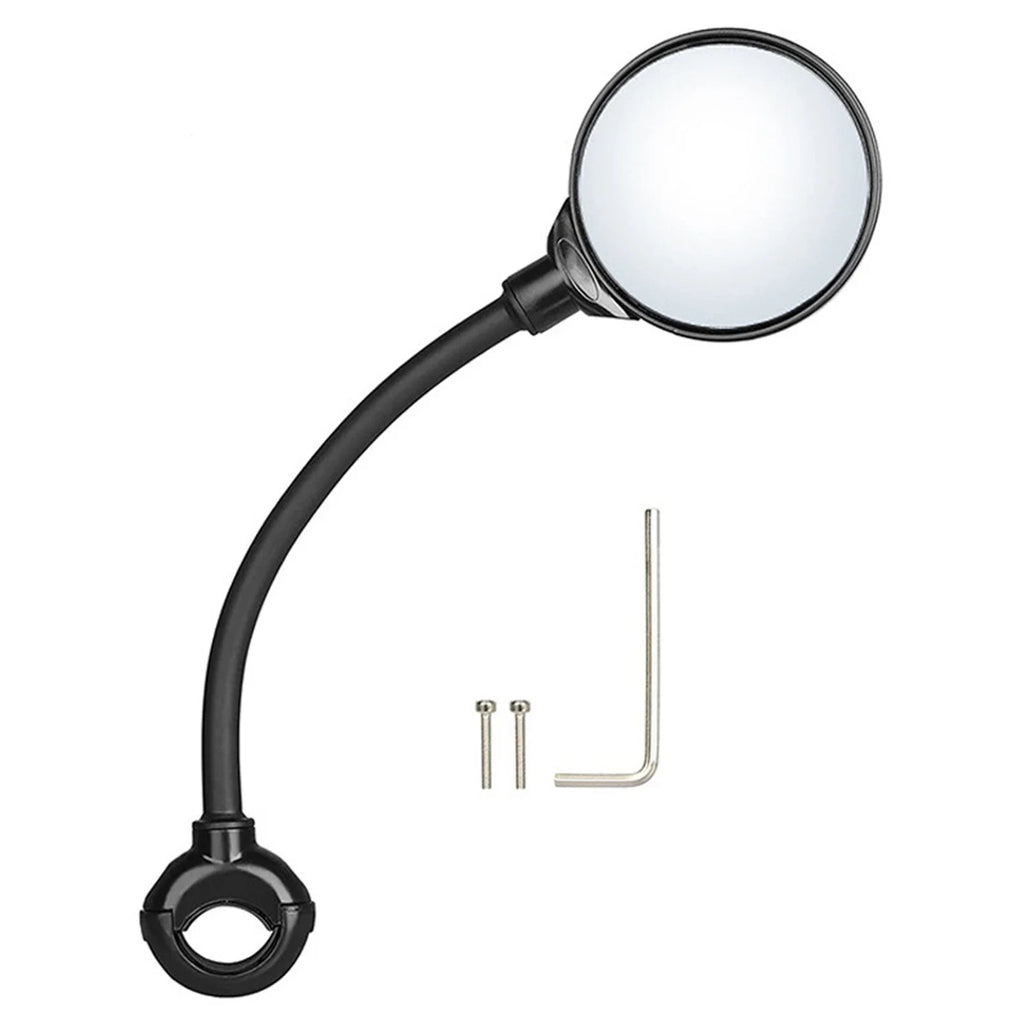 Adjustable Handlebar Rear View Mirror for Bike & Moped