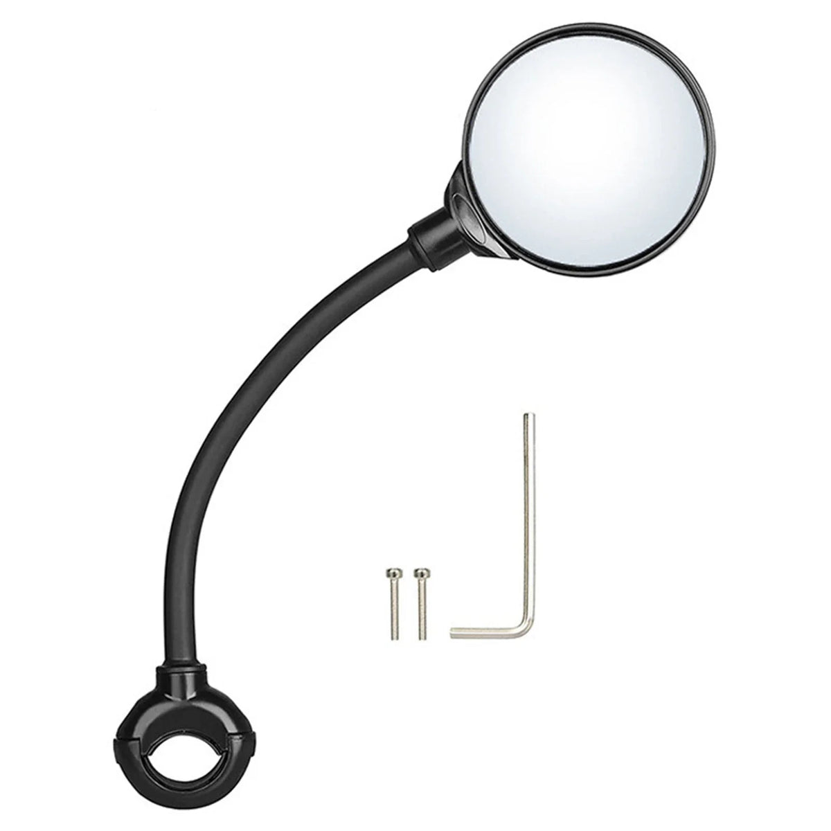 Adjustable Handlebar Rear View Mirror for Bike & Moped