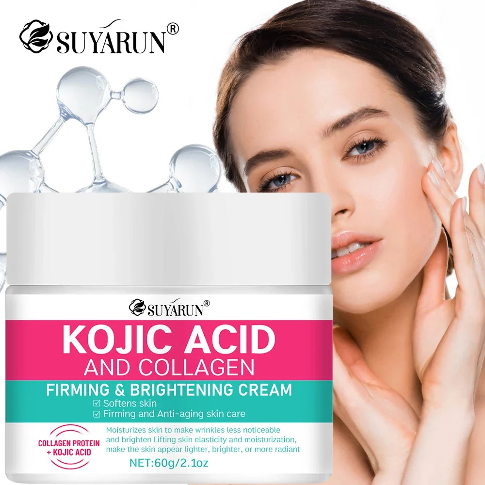 SUYARUN Kojic Acid & Collagen Face Cream – Brightening Moisturizer