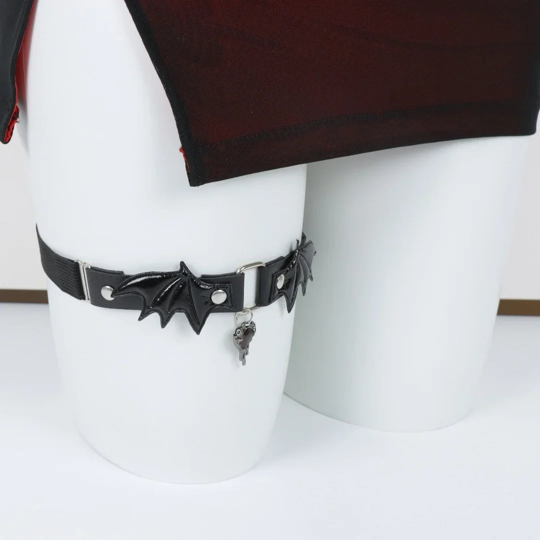 UYEE Punk Bat Leg Garter Waist Accessory Heart Key Pendant Thrap