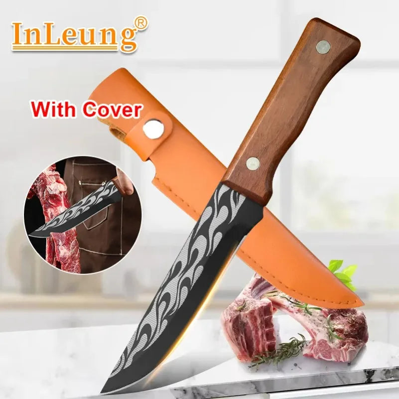 InLeung Forged Boning Knife – Stainless Steel & Wood Handle