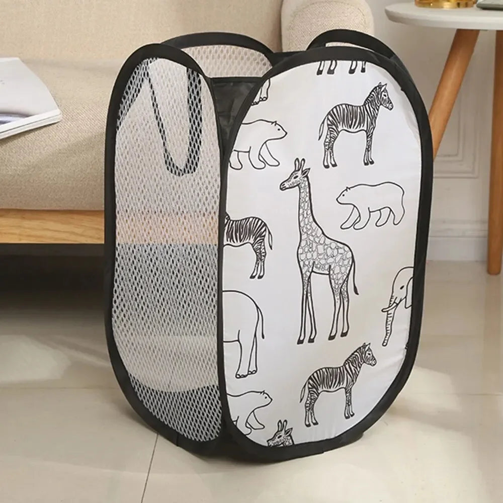 Large Laundry & Storage Basket – Eco-Friendly Mesh Organizer