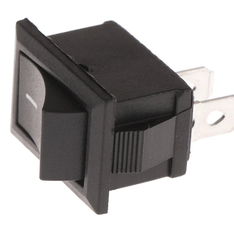 KCD1 KCD7 Oval Rocker Switch 2-Pin ON-OFF – 10 Pack