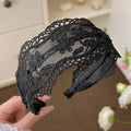 White Lace Headband for Women & Kids | Elegant Hair Hoop