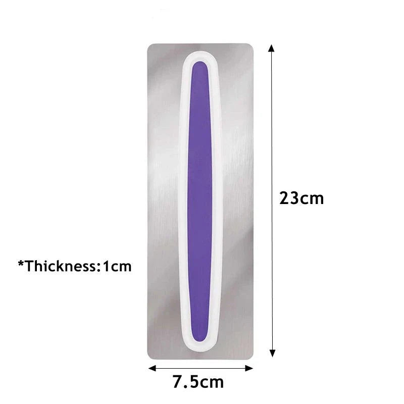 Stainless Steel Cake Scraper & Icing Smoother | Fondant Spatula
