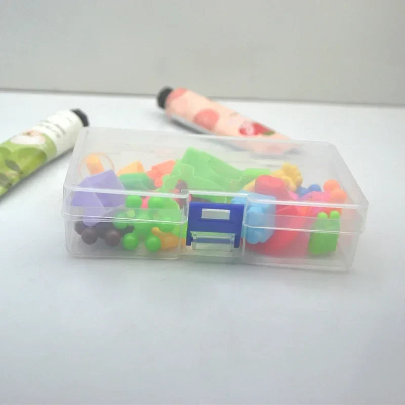5 Transparent Plastic Storage Boxes Can Accommodate Small Items Toys