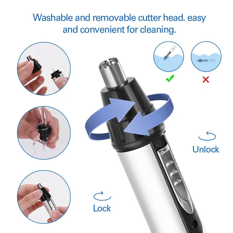 4-in-1 Rechargeable Shaver, Trimmer & Hair Clipper Set