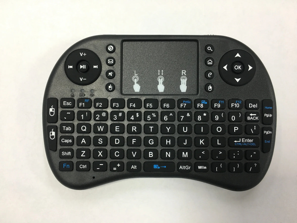 Mini Wireless RGB Backlit Keyboard Air Mouse Touchpad | TV Box