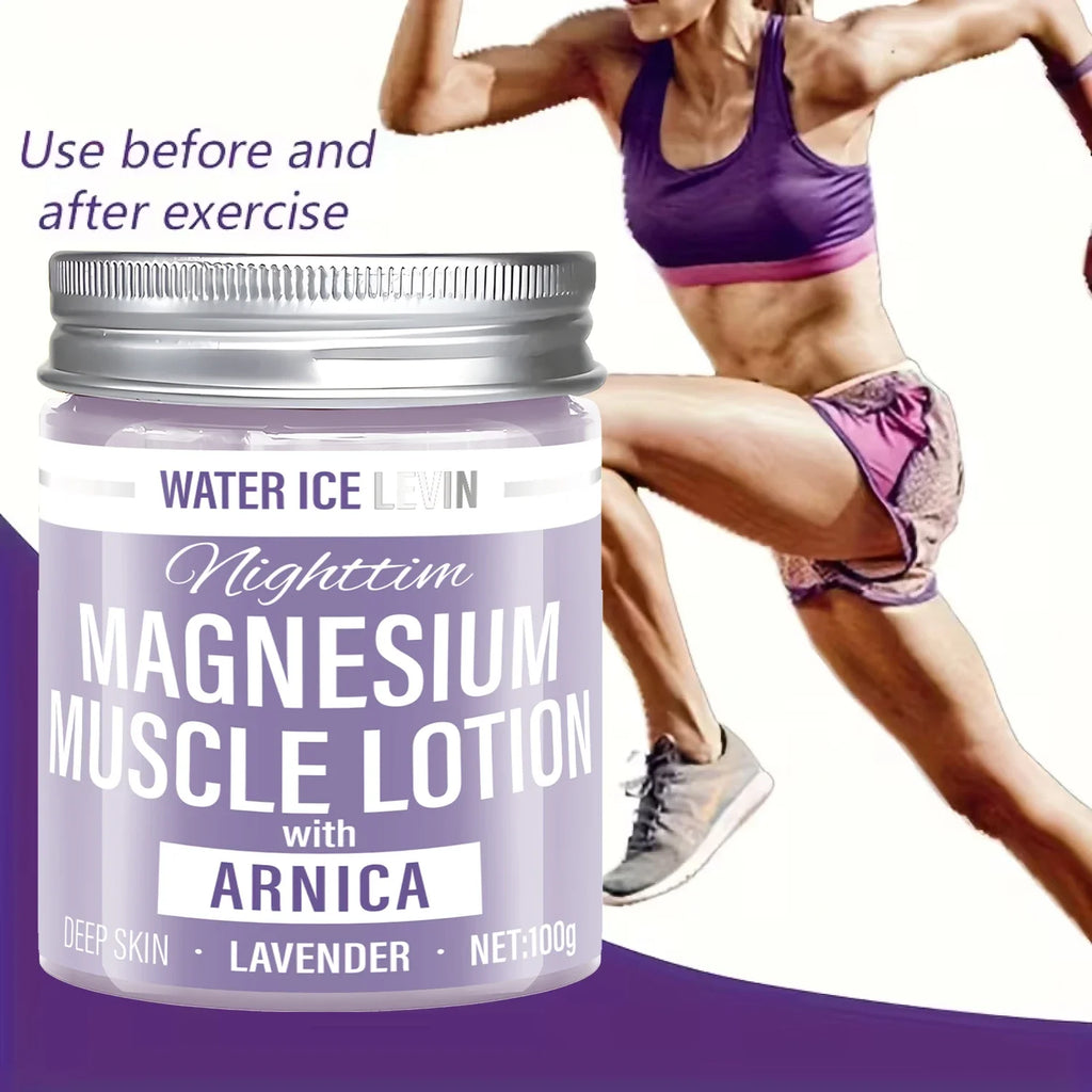 Magnesium Muscle Lotion – Hyaluronic Acid & Lavender 100g