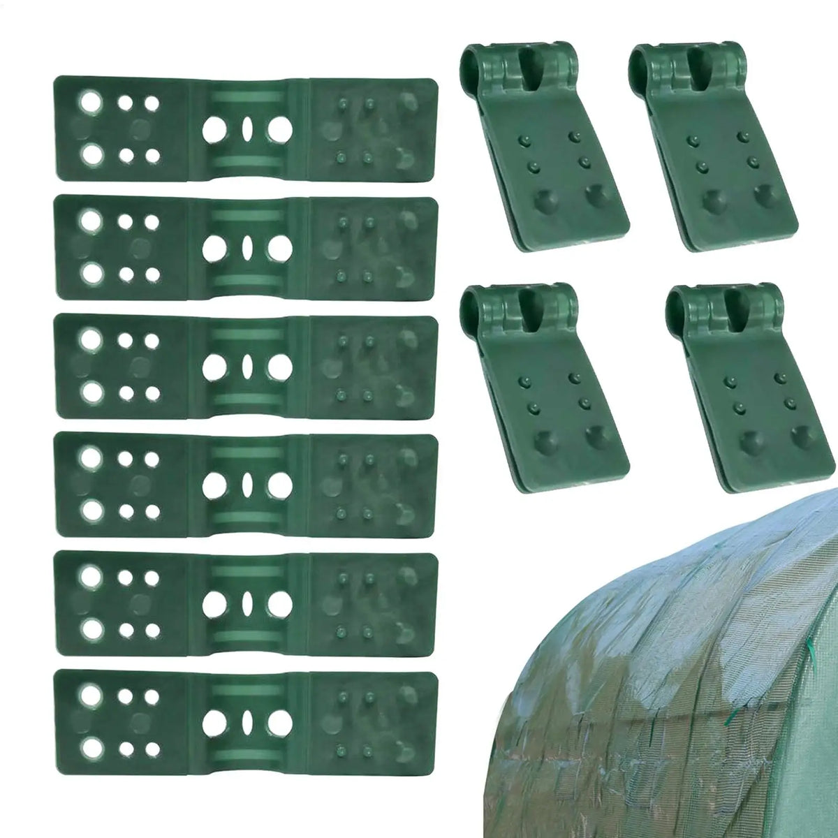 10-Pack Shade Cloth Clips | Butterfly Grip for Greenhouse & Patio