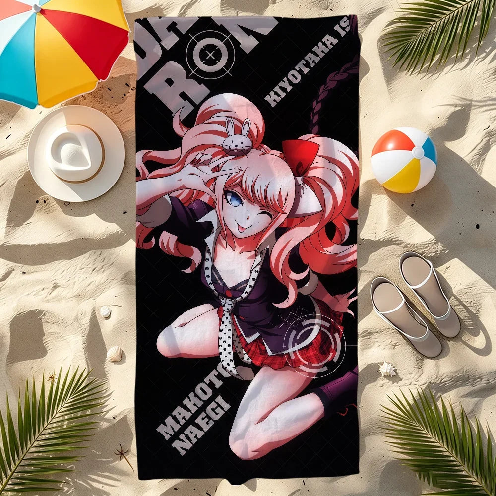 Danganronpa Anime Quick-Dry Beach Towel | Soft Microfiber