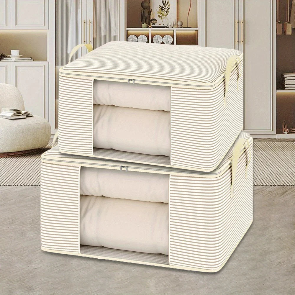 Large Capacity Storage Bag Dustproof Thickened Zipper Organizer