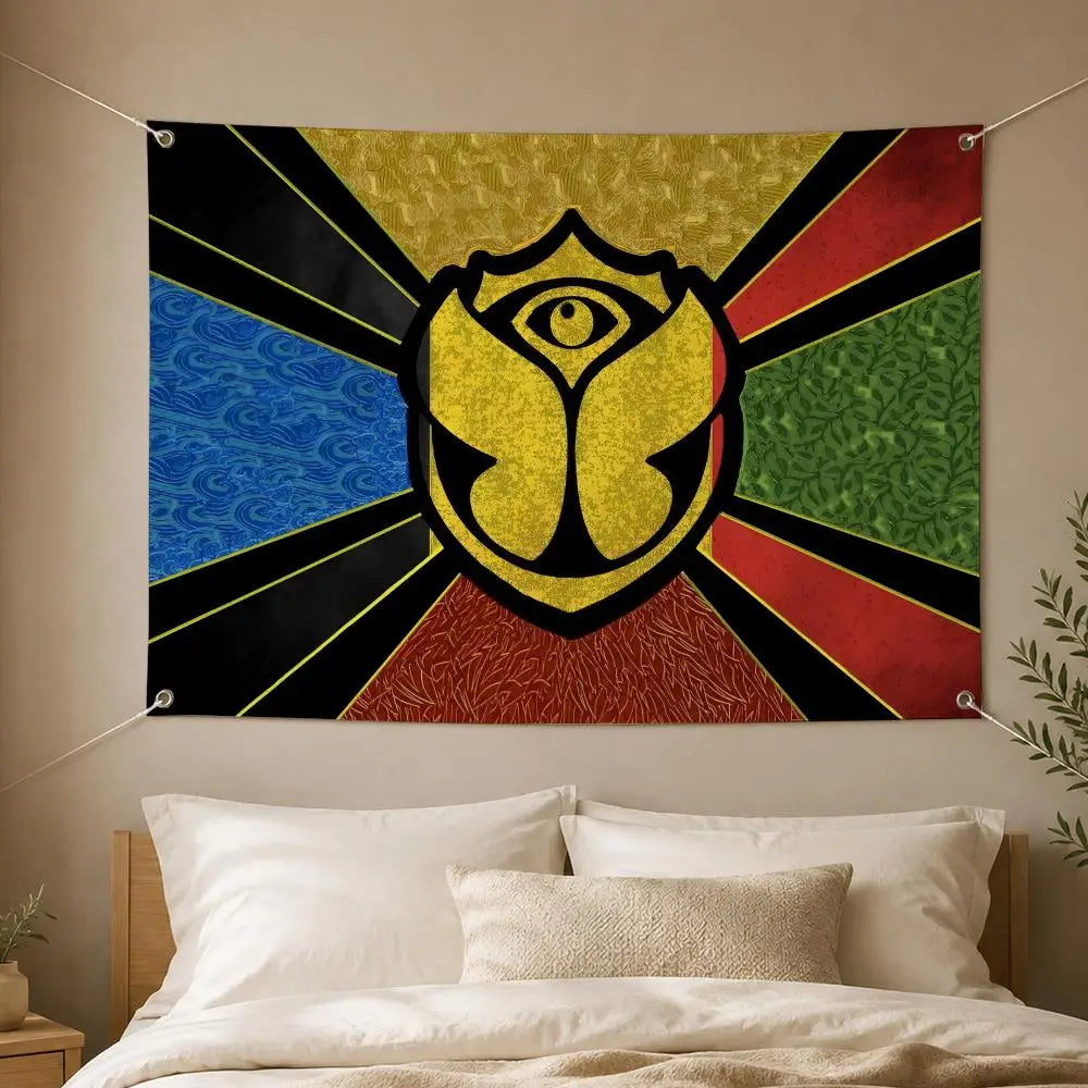 Tomorrowland Festival Flag Banner – Indoor & Outdoor Wall Decor
