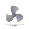 16-Inch Replacement Fan Blades Universal 3-Blade Kit + Nut Cover