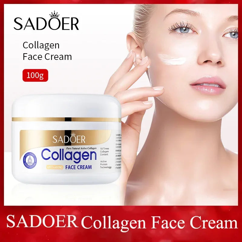 SADOER Collagen Firming Face Cream – Moisturizing 100g