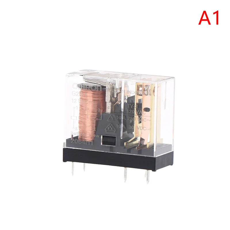 5 8Pin 10A 250VAC Miniature Low-power Relay G2R 12VDC 24VDC 12V 24V