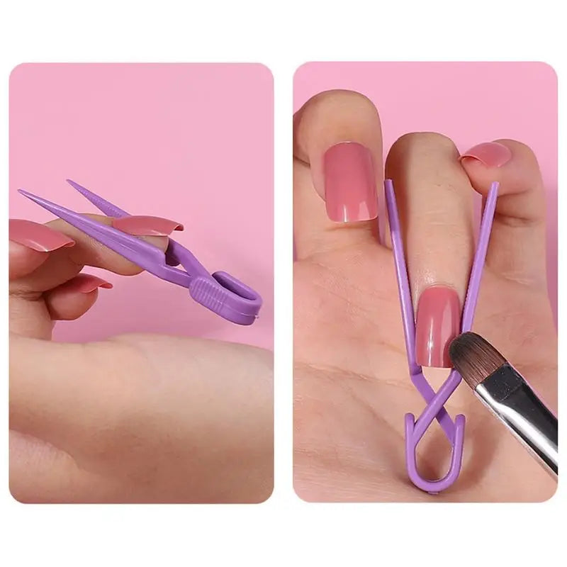 Nail Polish Finger Protector Clips – 10pc DIY Nail Art Shield