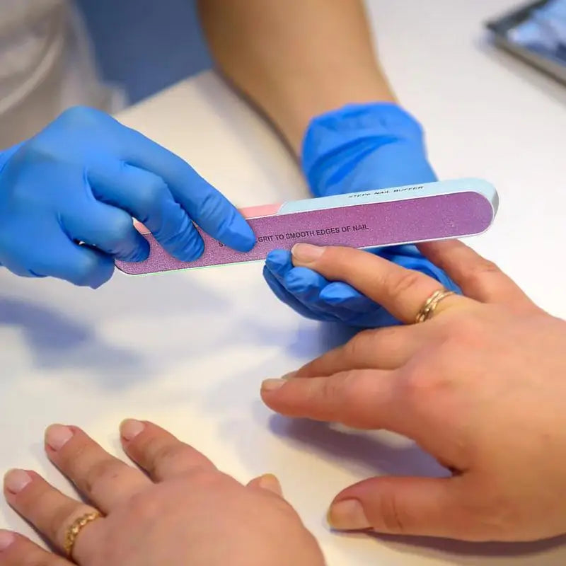 6-Sided EVA Nail File & Buffer – 7-Step Manicure Tool
