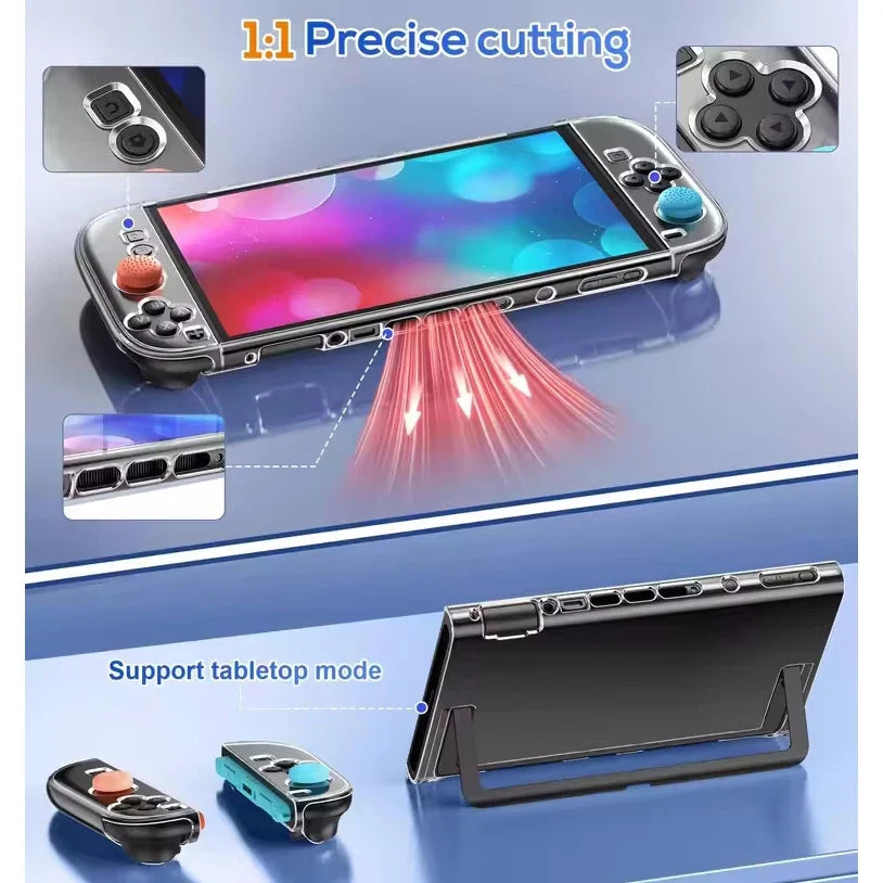 Nintendo Switch 2 Clear Protective Case Cover Shell (2025)
