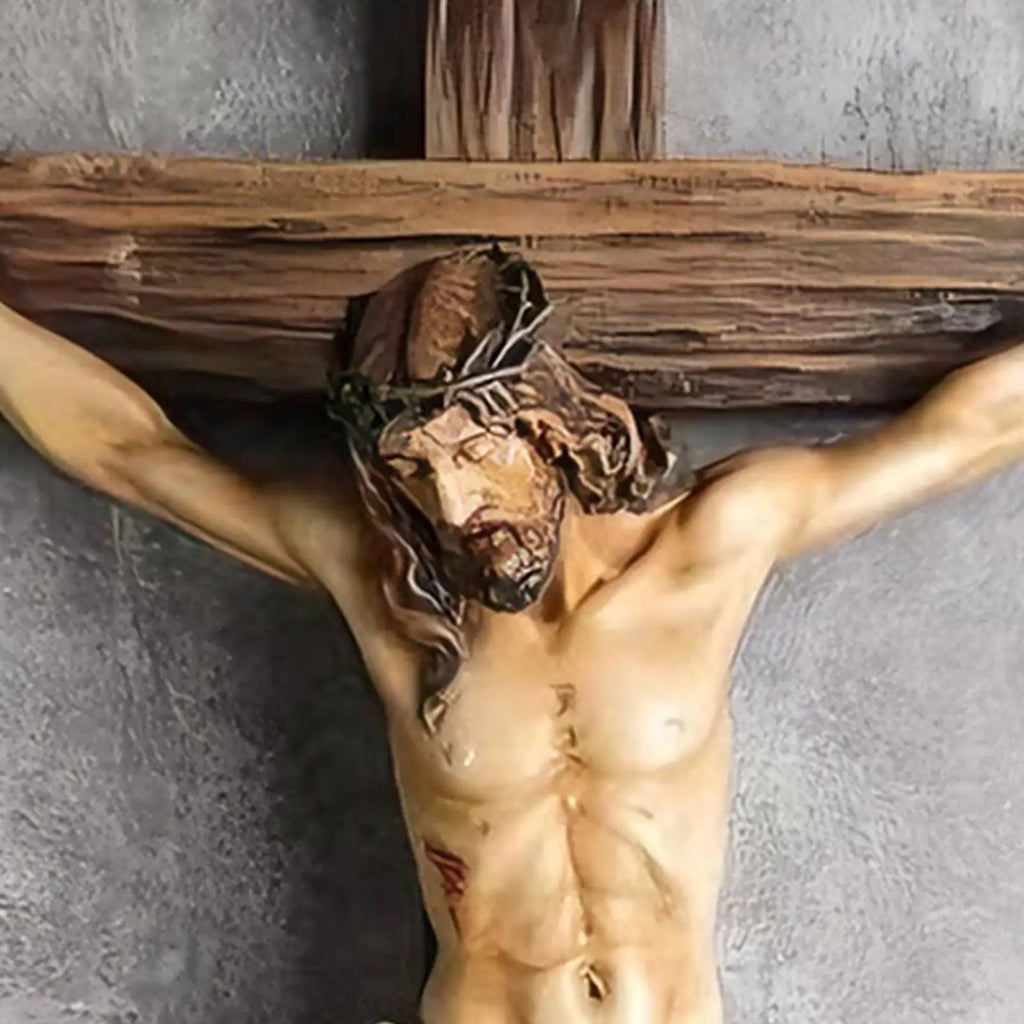 9.65" Resin Jesus Statue – Religious Home & Church Decor