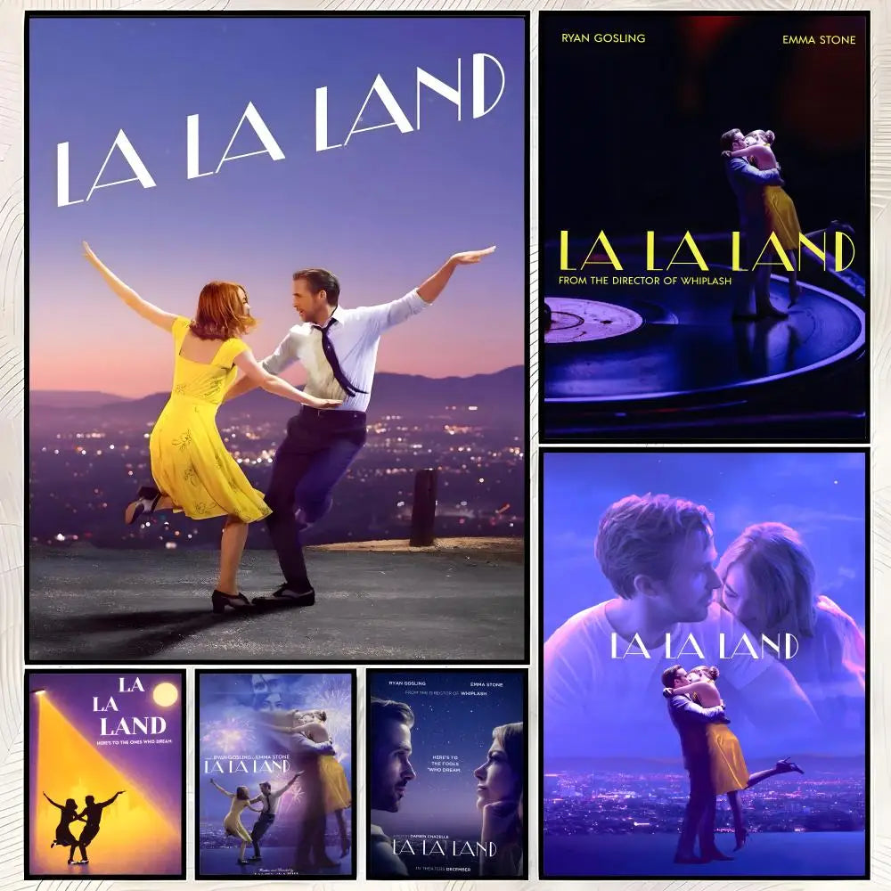 La La Land Movie Poster – Self-Stick HD PVC Wall Art Decor
