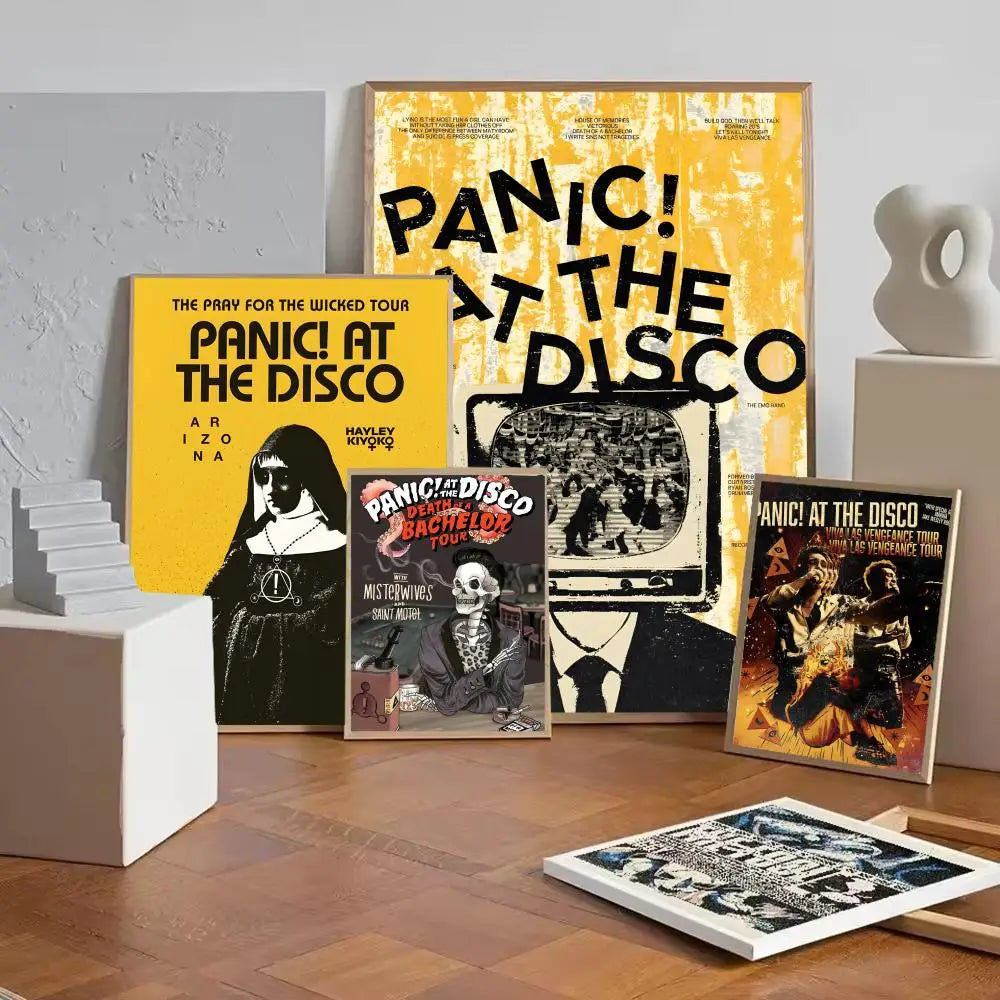 Panic At The Disco Poster Removable Wall Sticker Mural Decal