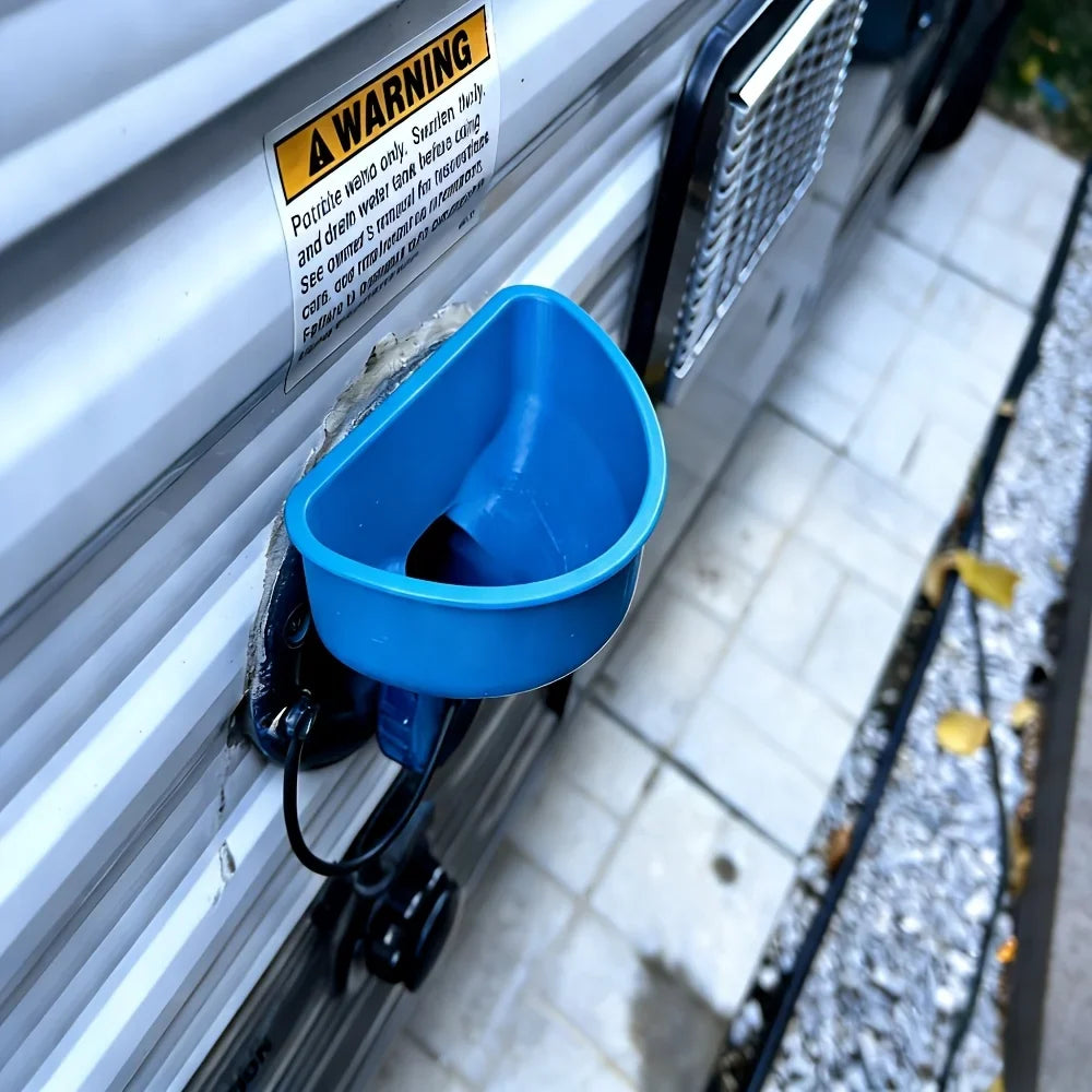 RV Fresh Water Tank Funnel – Universal for Campers & Trailers