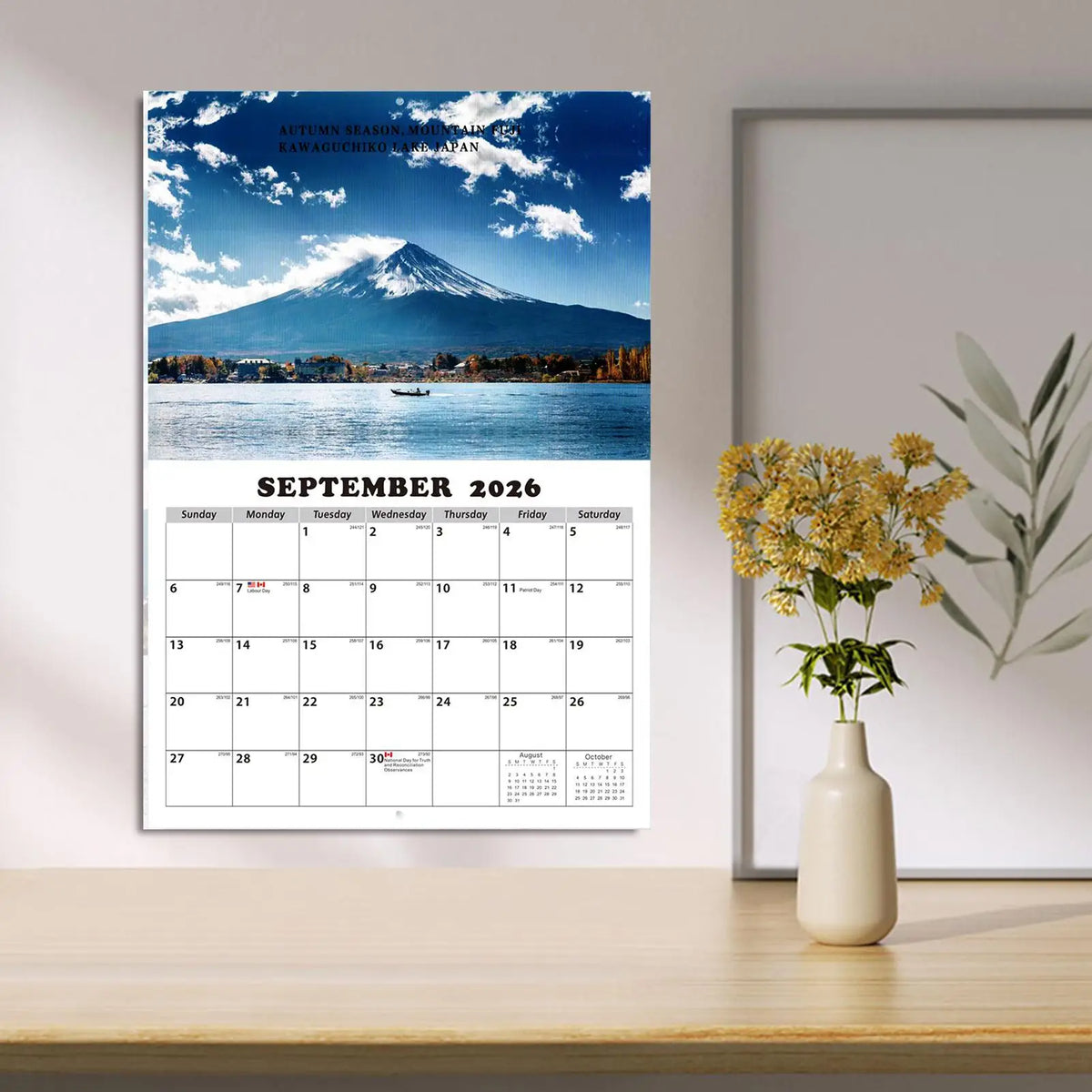 2026 Landscape Calendar Beautiful Monthly Wall Schedule Appointment