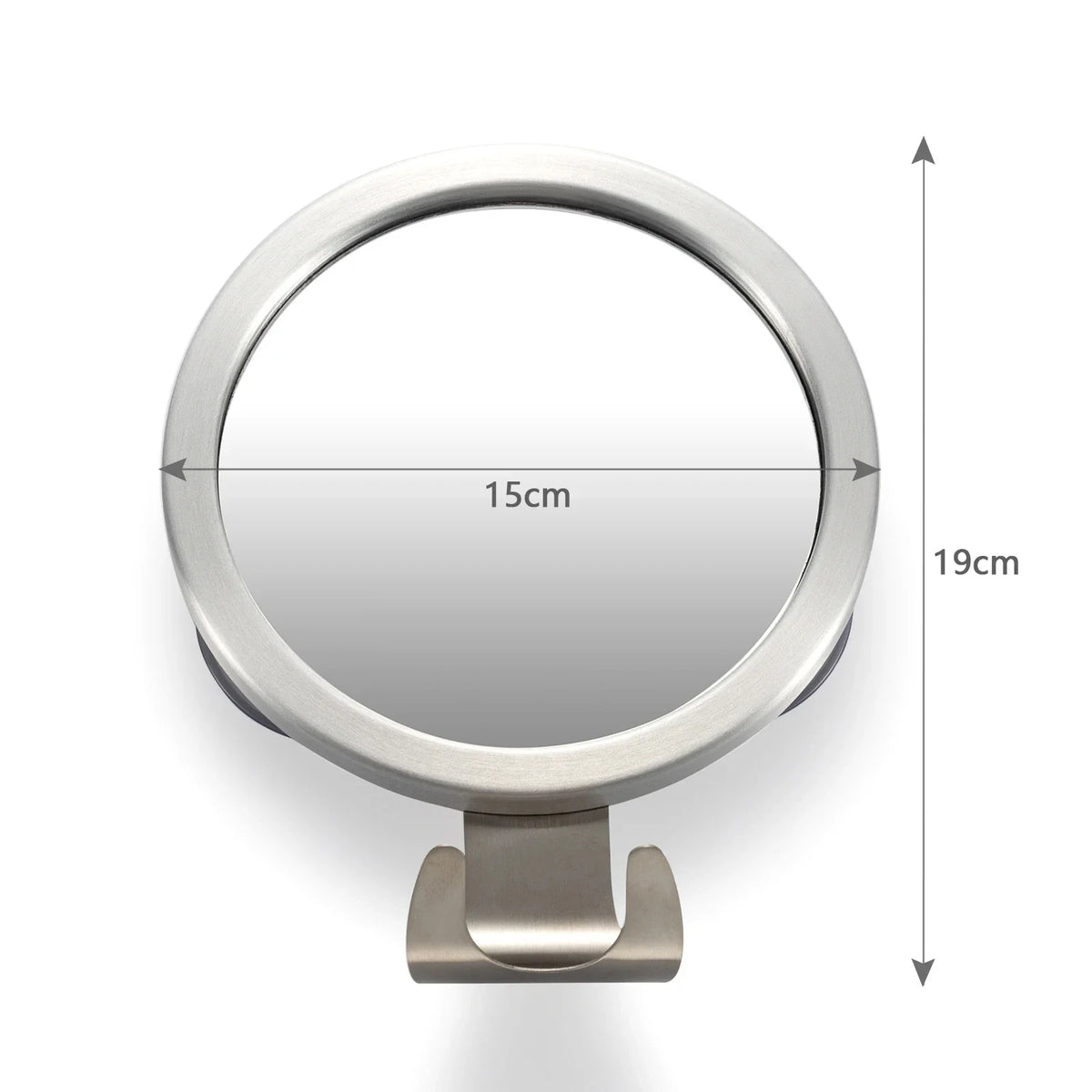 Fogless Shower Mirror – Anti-Fog Suction Cup Shaving Mirror