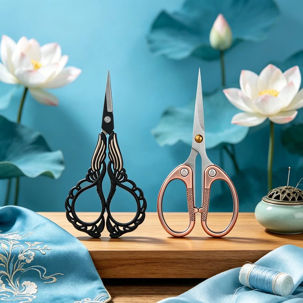 Embroidery Scissors – Stainless Steel Sewing Shears 1-2 Pcs