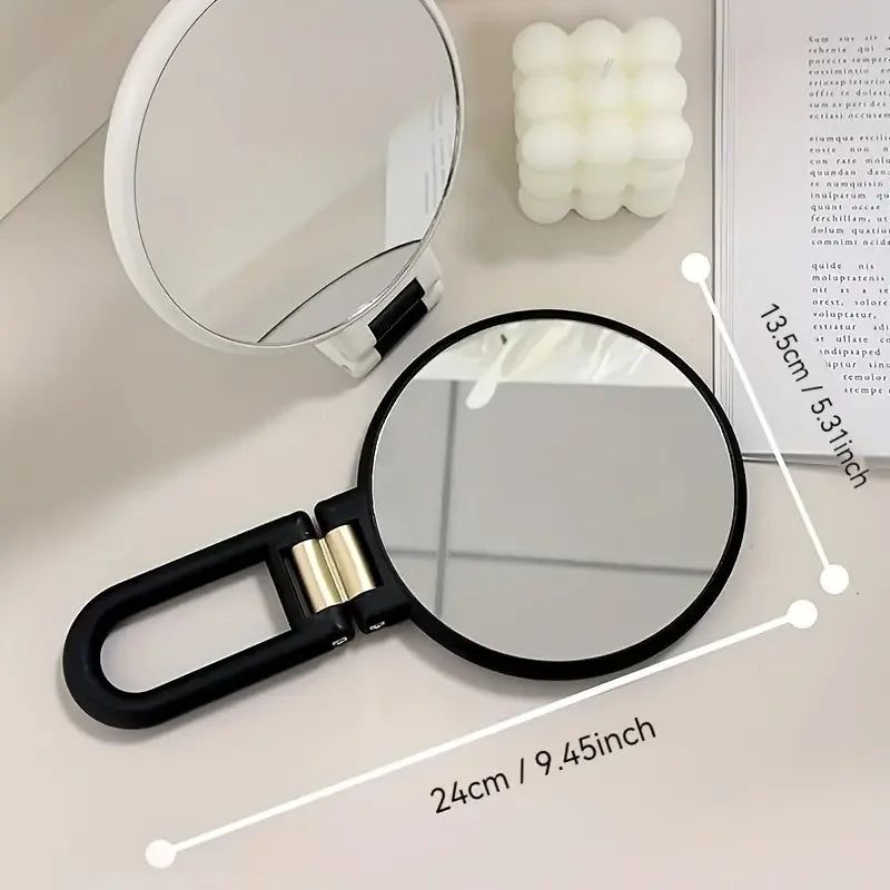 40X Magnifying Dual-Sided Makeup Mirror with Stand & Travel Case