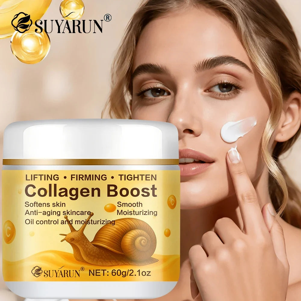 SUYARUN Collagen Boost Cream – Snail & Retinol Moisturizer