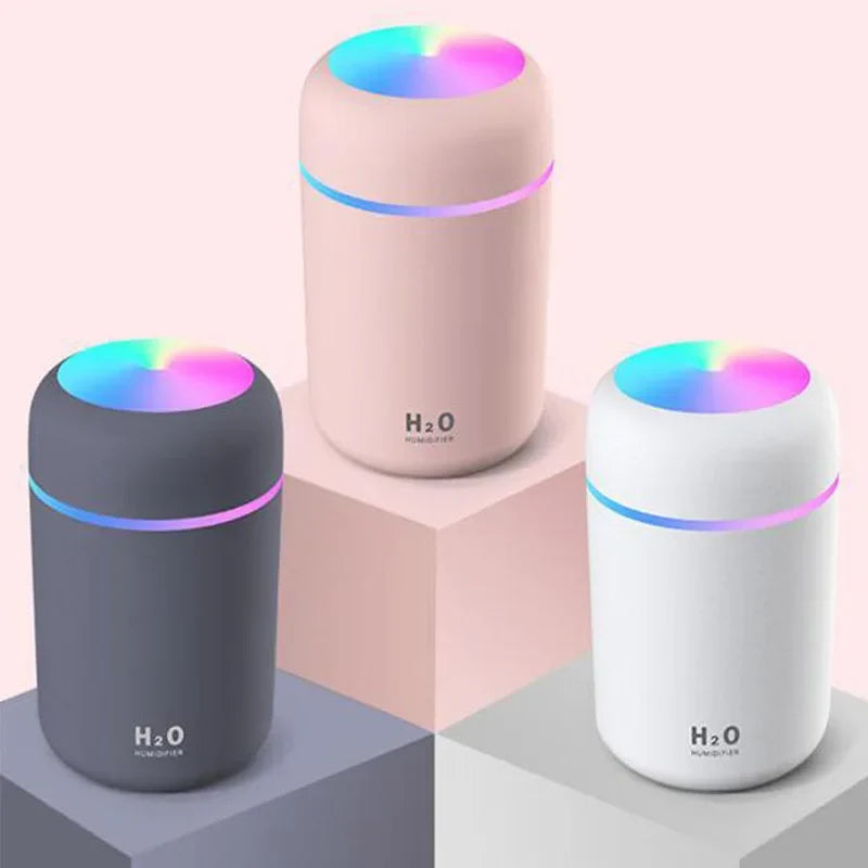 USB Cool Mist Ultrasonic Humidifier & Aroma Diffuser