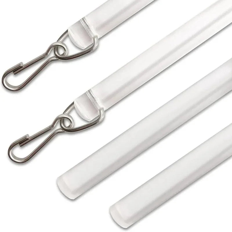 2-Pack Curtain Pull Wand with Hook – Drapery Opening & Closing Rod