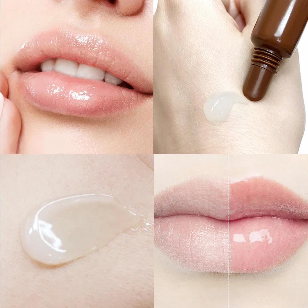 Caramel Banana Lip Gloss & Balm – Hydrating Peptide Lip Glaze