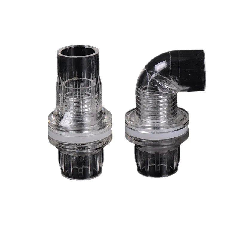 Acrylic Pipe Fittings – Elbow, Tee & End Cap | Fish Tank