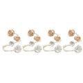 A36T-Flower Curtain Tie Buckle Versatile Living Room Punch-free Rope