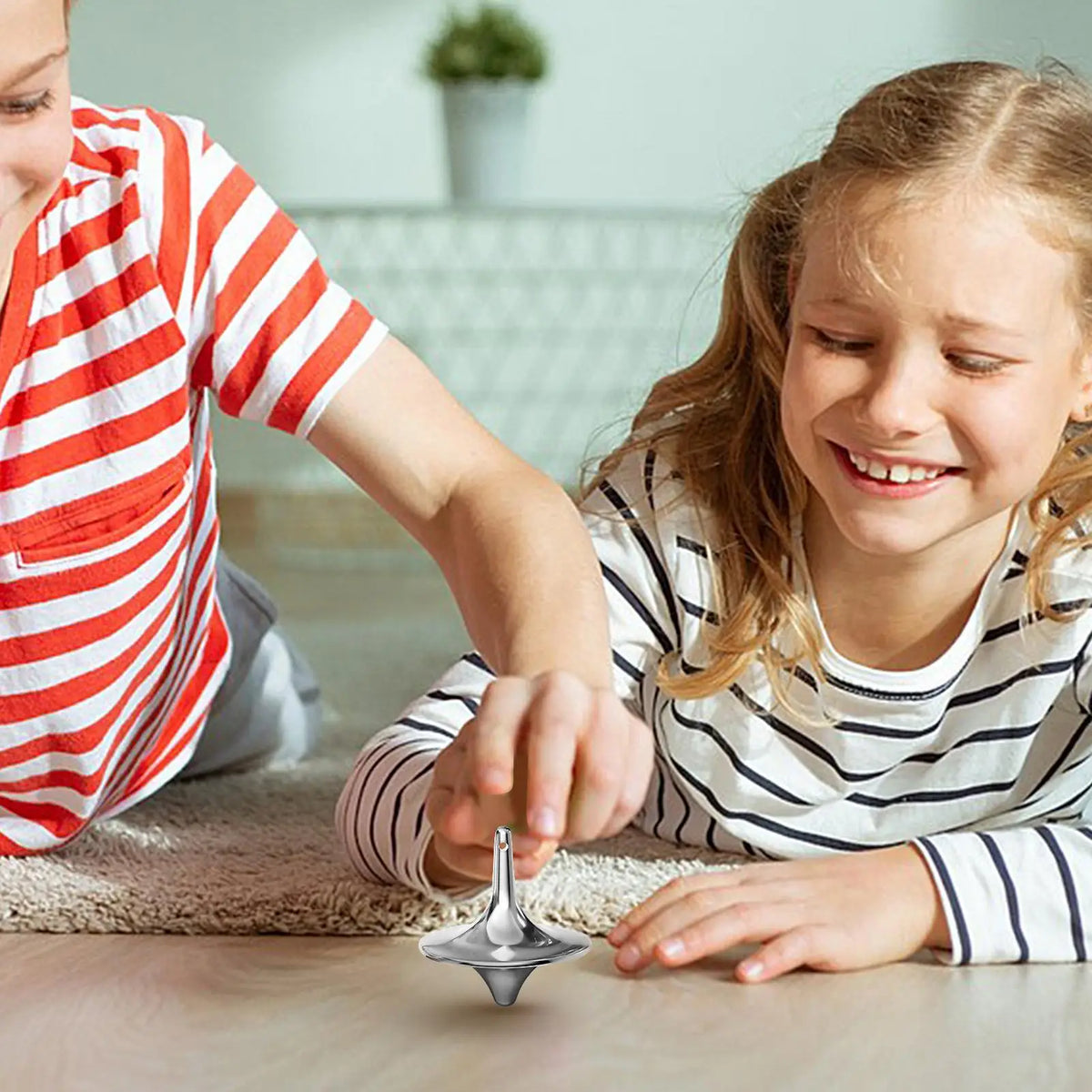Metal Gyro Spinning Top Fidget Toy – Alloy Gyroscope for Kids