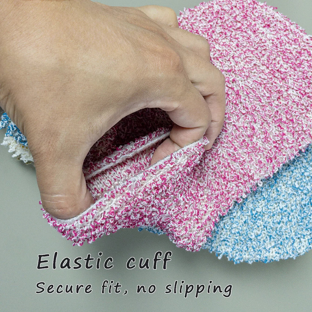 Exfoliating Bath Gloves – Soft & Deep Clean Body Scrub Glove