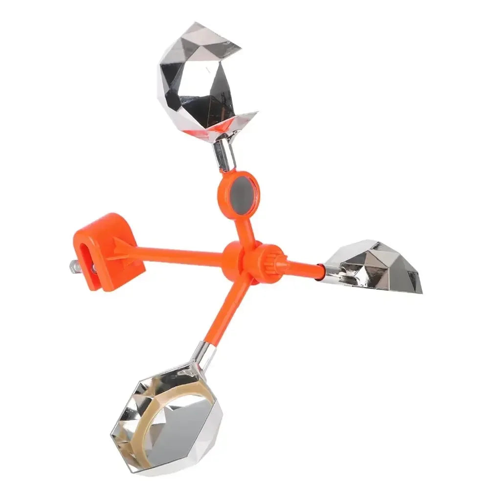 Solar Wind Bird Repeller | 360° Rotating Flash & Sound Deterrent