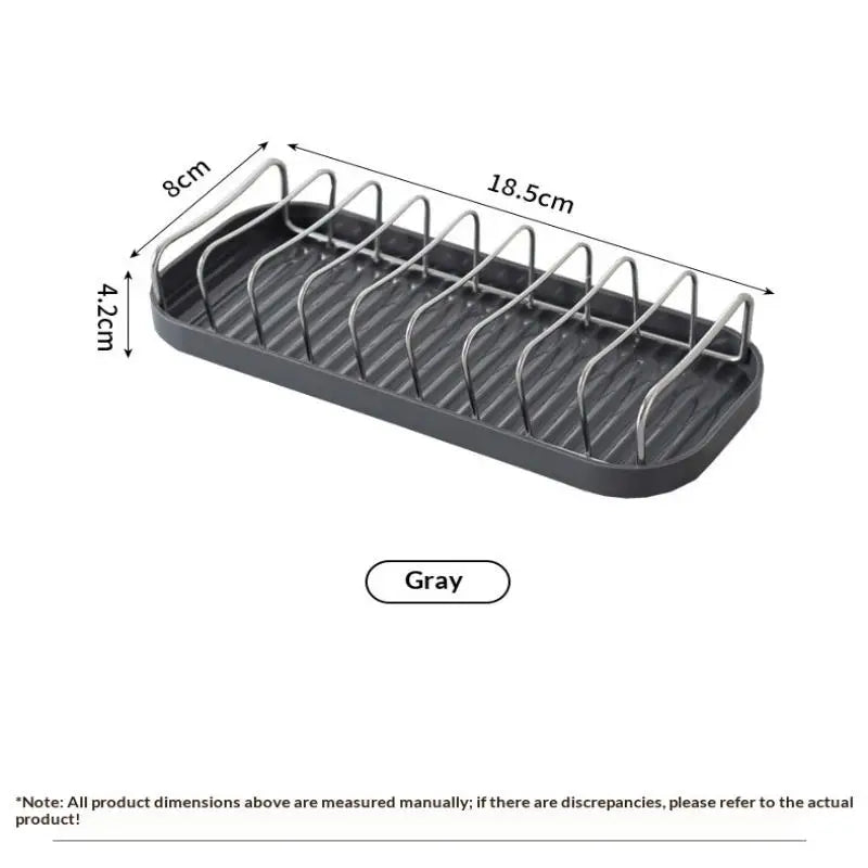 Bathroom Countertop Soap Holder Storage Draining Rack Kitchen Sponge