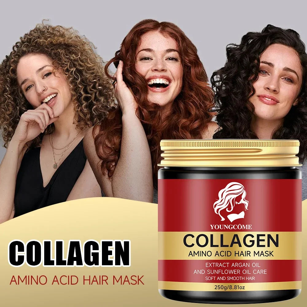 Collagen Keratin Hair Mask 250g – Smooth, Moisturize & Revitalize