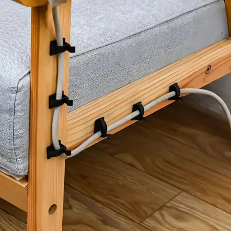 Self-Adhesive Cable Clips | USB Wire Organizer & Cord Manager