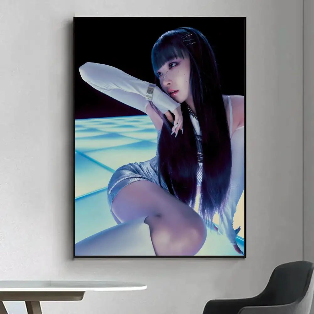 Chungha HD Poster – Waterproof Sticky K-Pop Wall Art