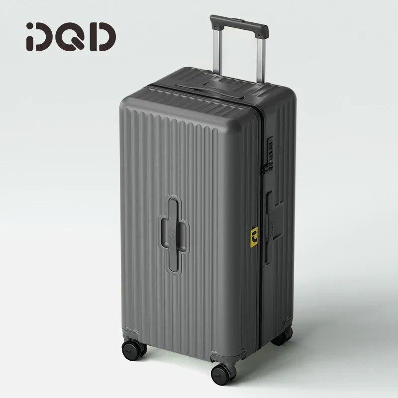 Aluminum Frame Hardshell Suitcase with Cup Holder 22/26/28 in