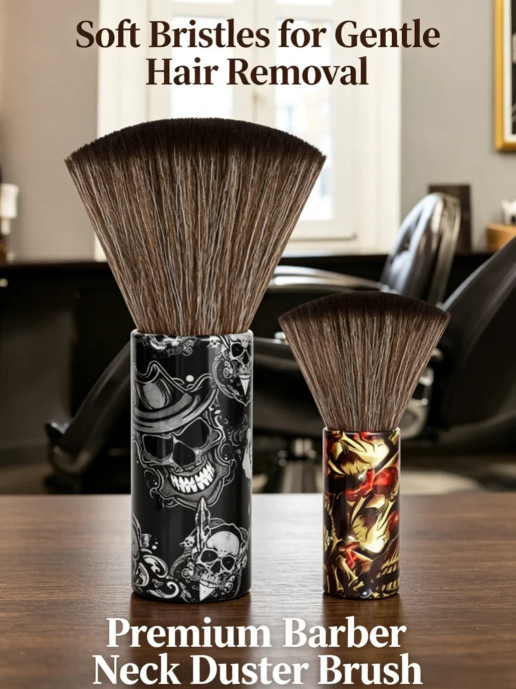 Premium Barber Neck Duster Brush | Soft Bristles for Salon
