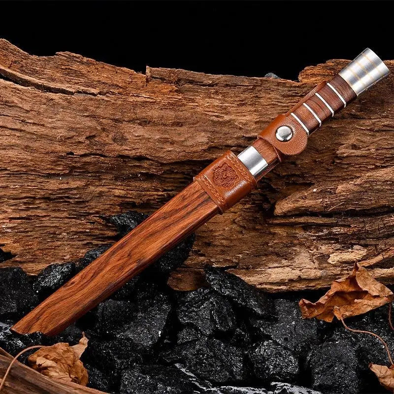 Meat Cutting Knife Set – 5Cr Steel Blade & Wooden Sheath