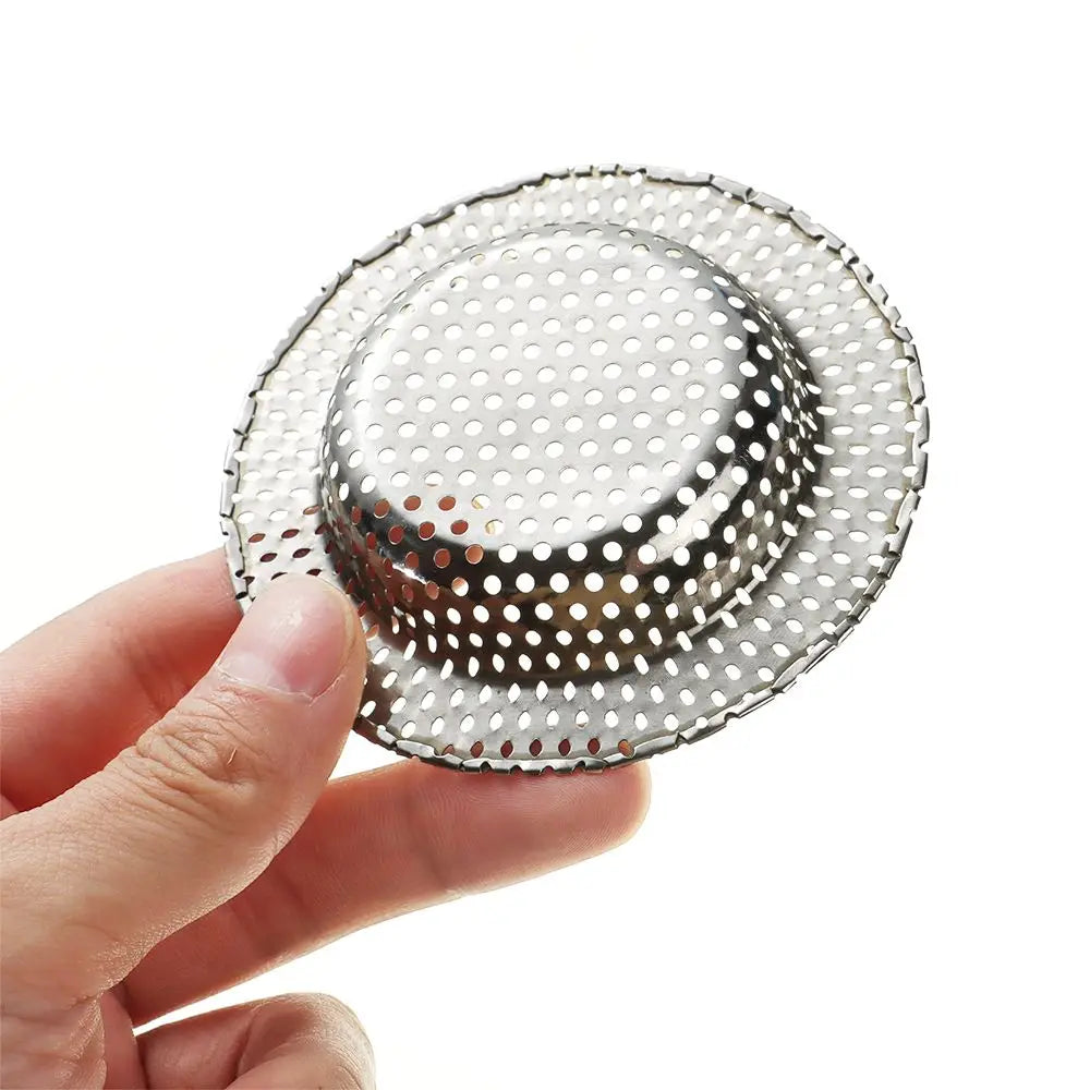 7 9 Stainless Steel Sewer Hair Filter Kitchen Sink Mesh Bath Strainer
