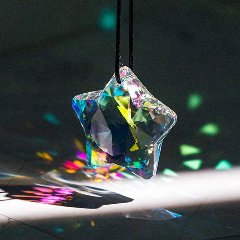 Crystal Prism Sun Catcher – Rainbow Garden Window Ornament